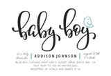 Baby Boy - Baby Shower Invitation